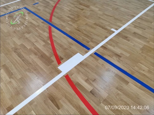 Разметка спортзала в Дедовске
