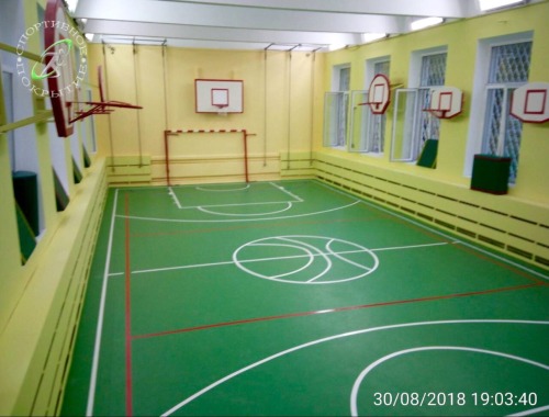 Спортивная разметка в школе