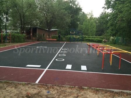 Покрытие из резиновой крошки в г. Дзержинском